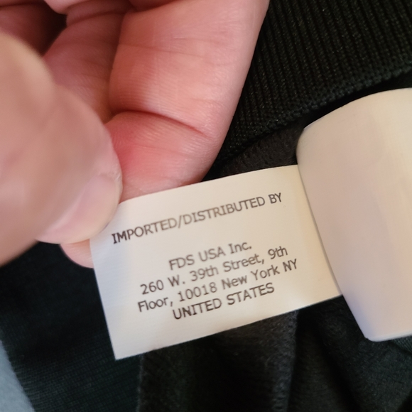 Kappa 222 Banda Allure Black Smoke Green Sage Track Jacket Women's Size Large - Picture 6 of 10